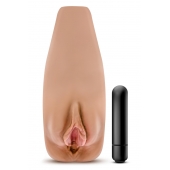 Маструбатор-вагина с вибрацией Soft   Wet Renata Realistic Tan Masturbator - Blush Novelties - в Балашихе купить с доставкой