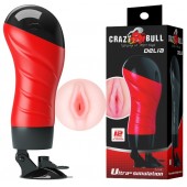 Мастурбатор-вагина Delia с вибрацией и присоской - Baile - в Балашихе купить с доставкой