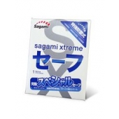 Презерватив Sagami Xtreme Ultrasafe с двойным количеством смазки - 1 шт. - Sagami - купить с доставкой в Балашихе