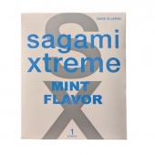 Презерватив Sagami Xtreme Mint с ароматом мяты - 1 шт. - Sagami - купить с доставкой в Балашихе