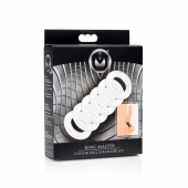 Комплект из 6 прозрачных эрекционных колец Ring Master Custom Ball Stretcher Kit - XR Brands - в Балашихе купить с доставкой