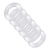Комплект из 6 прозрачных эрекционных колец Ring Master Custom Ball Stretcher Kit - XR Brands - в Балашихе купить с доставкой