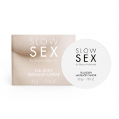 Массажная свеча для всего тела Slow Sex - 50 гр. - Bijoux Indiscrets - купить с доставкой в Балашихе