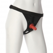 Трусики со штырьком для фиксации насадок Ultra Harness with Plug - Doc Johnson - купить с доставкой в Балашихе