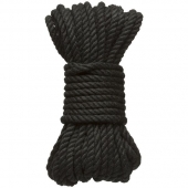 Черная верёвка для связывания и фиксации Bind Tie - 9,14 м. - Doc Johnson - купить с доставкой в Балашихе