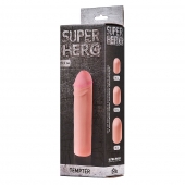 Фаллоудлинитель SUPER HERO Tempter - 16 см. - Lola Games - в Балашихе купить с доставкой