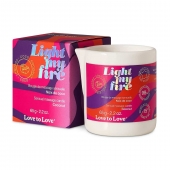 Массажная свеча Light My Fire Coconut с ароматом кокоса - 65 гр. - Love to Love - купить с доставкой в Балашихе
