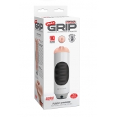 Мастурбатор-вагина Extreme Toyz Mega Grip Vibrating Stroker Mouth - Pipedream - в Балашихе купить с доставкой