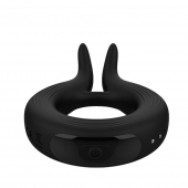Черное эрекционное кольцо Marry Me Rechargeable Vibrating Cockring - Adrien Lastic - в Балашихе купить с доставкой