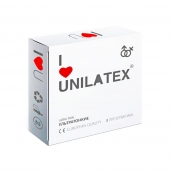 Ультратонкие презервативы Unilatex Ultra Thin - 3 шт. - Unilatex - купить с доставкой в Балашихе