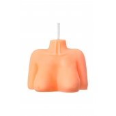 Оранжевая сувенирная свеча «Женский силуэт» - Pecado - купить с доставкой в Балашихе