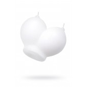 Белая сувенирная свеча «Сиськи» - Pecado - купить с доставкой в Балашихе