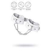 Белые узкие наручники-браслеты со скруглёнными углами - Pecado - купить с доставкой в Балашихе