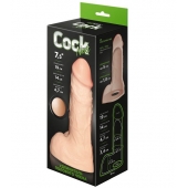 Телесный фаллоудлинитель с мошонкой Cock Next - 19 см. - LOVETOY (А-Полимер) - в Балашихе купить с доставкой
