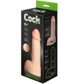 Телесный фаллоудлинитель с мошонкой Cock Next - 17 см. - LOVETOY (А-Полимер) - в Балашихе купить с доставкой