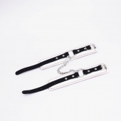 Бело-красные кожаные оковы - Crazy Handmade - купить с доставкой в Балашихе