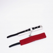 Бело-красные кожаные оковы - Crazy Handmade - купить с доставкой в Балашихе