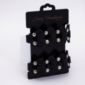 Черные кожаные наручники из звеньев - Crazy Handmade - купить с доставкой в Балашихе