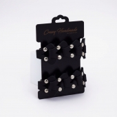 Черные кожаные оковы из звеньев - Crazy Handmade - купить с доставкой в Балашихе