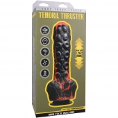 Черно-красная мини-машина на присоске Tendril Thruster - 21,6 см. - Doc Johnson - купить с доставкой в Балашихе