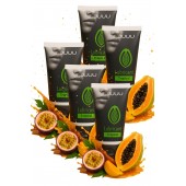 Набор из 5 съедобных лубрикантов JUJU со вкусом тропических фруктов - JuJu - купить с доставкой в Балашихе