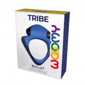 Синее эрекционное кольцо Wooomy Tribeс с вибрацией - Adrien Lastic - в Балашихе купить с доставкой