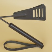 Черный кожаный стек «Сириус» - 60 см. - Sitabella - купить с доставкой в Балашихе