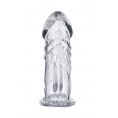 Прозрачная насадка на пенис Uco - 13 см. - A-toys - в Балашихе купить с доставкой