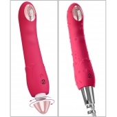 Малиновая насадка на душ с вибрацией Showers to orgasm - 20,1 см. - Orion - купить с доставкой в Балашихе