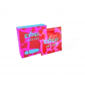 Презервативы с разогревающим эффектом Expert Hot Love - 3 шт. - Expert - купить с доставкой в Балашихе