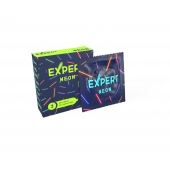 Светящиеся в темноте презервативы Expert Neon - 3 шт. - Expert - купить с доставкой в Балашихе