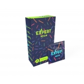 Светящиеся в темноте презервативы Expert Neon - 15 шт. - Expert - купить с доставкой в Балашихе