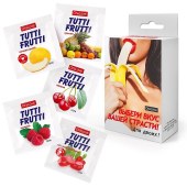 Набор из 5 саше съедобных смазок Tutti-Frutti - Биоритм - купить с доставкой в Балашихе