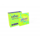 Ультратонкие презервативы Expert Invisible - 3 шт. - Expert - купить с доставкой в Балашихе
