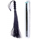 Черная силиконовая плеть - 37 см. - Boys of Toys - купить с доставкой в Балашихе