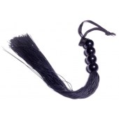 Черная силиконовая плеть - 37 см. - Boys of Toys - купить с доставкой в Балашихе