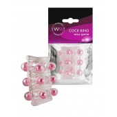 Прозрачная сквозная насадка на пенис с цветными шариками - Erowoman-Eroman - в Балашихе купить с доставкой