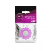 Лиловое эрекционное кольцо с 2 рядами стимулирующих шариков - Erowoman-Eroman - в Балашихе купить с доставкой