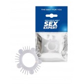 Эластичное эрекционное кольцо с шишечками и шипами - Sex Expert - в Балашихе купить с доставкой