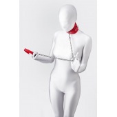 Красный ошейник с подкладкой из меха - ToyFa - купить с доставкой в Балашихе