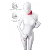 Красный ошейник с подкладкой из меха - ToyFa - купить с доставкой в Балашихе