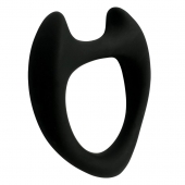 Черное эрекционное кольцо с рожками Wooomy Toro M - Adrien Lastic - в Балашихе купить с доставкой