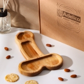 Деревянное блюдо для подачи в форме члена (25 х 16,5 х 1,7 см) - Сима-Ленд - купить с доставкой в Балашихе