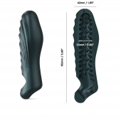 Серая силиконовая насадка на пенис с подхватом Manwan Ryzer - Manwan - в Балашихе купить с доставкой