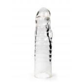 Прозрачная закрытая насадка на член - 15 см. - Sex Expert - в Балашихе купить с доставкой