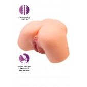 Телесный реалистичный мастурбатор-полуторс с 2 любовными входами - No Name - в Балашихе купить с доставкой