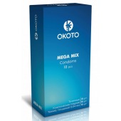 Презервативы OKOTO Mega Mix - 18 шт. - Sitabella - купить с доставкой в Балашихе