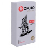 Точечные презервативы OKOTO Dotted - 12 шт. - Sitabella - купить с доставкой в Балашихе