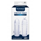 Набор из 2 прозрачных насадок на член Seductive Tickler Sleeves Set - NMC - в Балашихе купить с доставкой