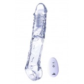 Прозрачная насадка-удлинитель Length Enhancer With Bullet с подхватом - 22,3 см. - NMC - в Балашихе купить с доставкой